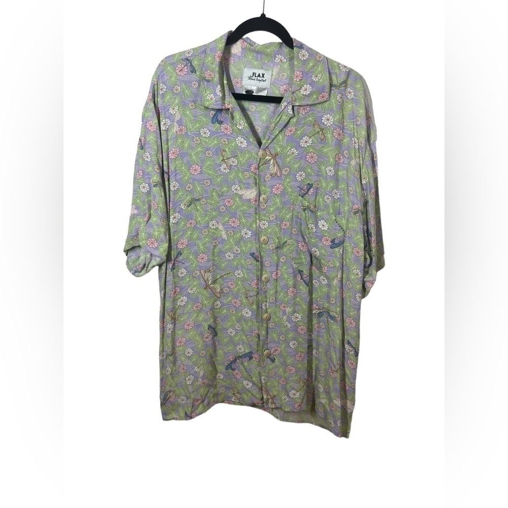FLAX By Jeanne Englehart Dragonfly Lilly Pad Top